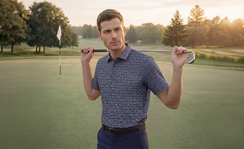 Golf polo garment